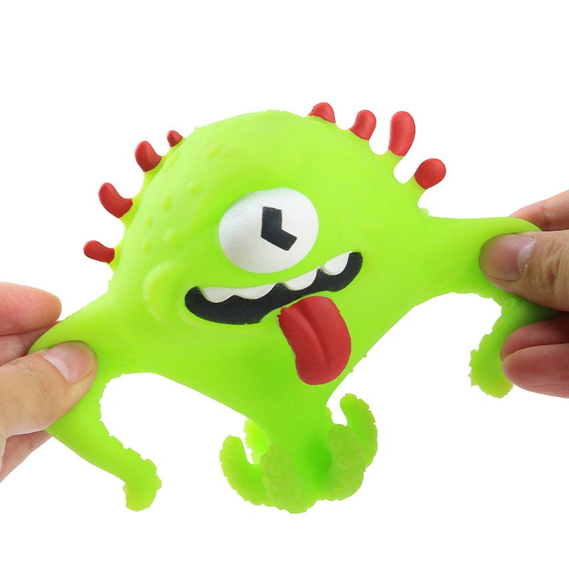 New Style Novelty Stress Release TPR Fidget Squeeze Toys Funny Cute Little Monster Decompression for Kids