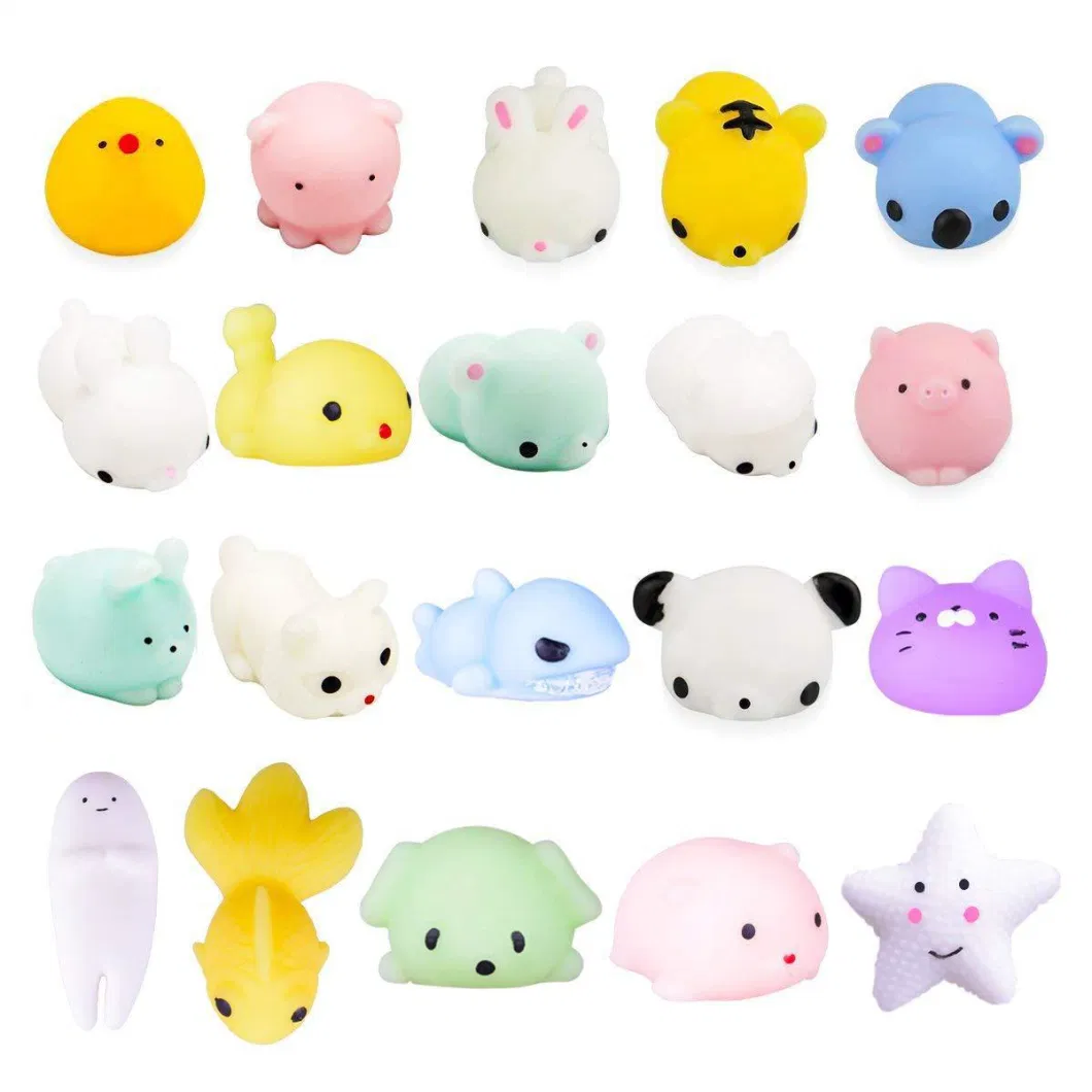 Cute Animal Sensory Autism Fidget Toys Jumbo Cat Toys Squishy Mochi Promotional Cartoon Stress Relief Mochi Squishy
