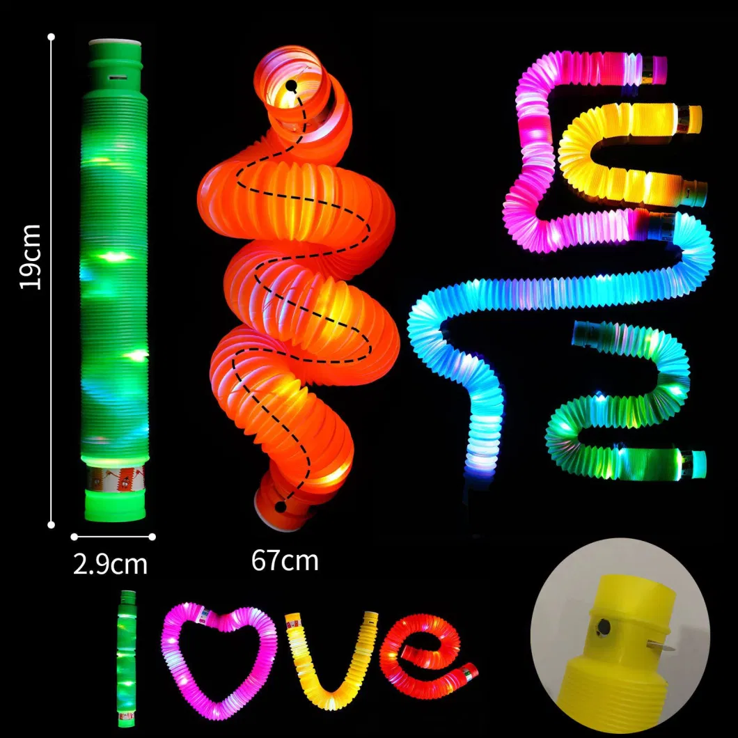 Amazon Tubes Sensory Adhd Pop Tube Toys for Autistic Fidgets Children Toys for Kids and Autism for Boys and Girls Pop Tube