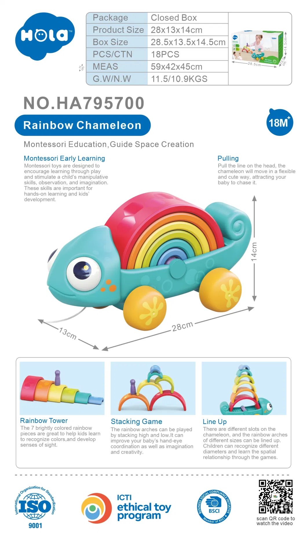 Novelty Kiddies Christmas Gifts Baby Goods Toys for Kids Rainbow Chameleon Children Baby Kids Educational Plastic Toys