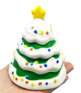 Christmas Tree Slow Rising Squishy Jumbo Toys Squishy Promotional Stress Relief Toy 10cm Cute Christmas Tree Slow Rising Squishy