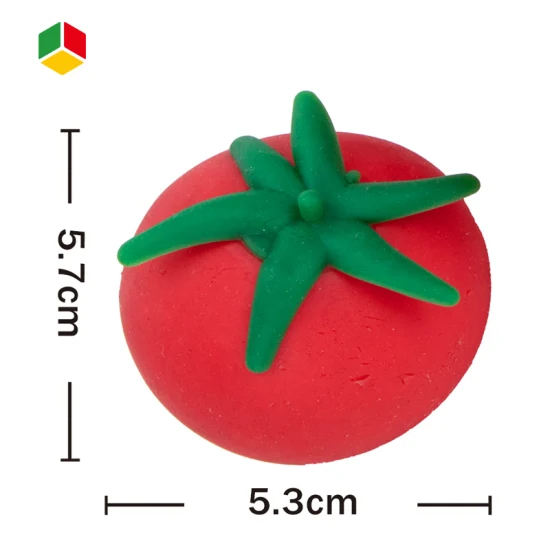 QS Wholesale Funny Creative Decompression TPR Soft Stress Relief Fidget Prank Water Ball Squishy Tomato Toys