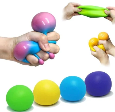 Custom Material PU Foam or TPR Squeeze Toy Stress Ball Squishy Fidget Toys