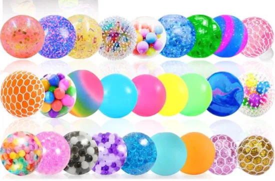 Wholesale Toy Stress Squeeze Bubble Silicone Popping Fidget Toys 3D Push Sensory Fidget Pop It Ball