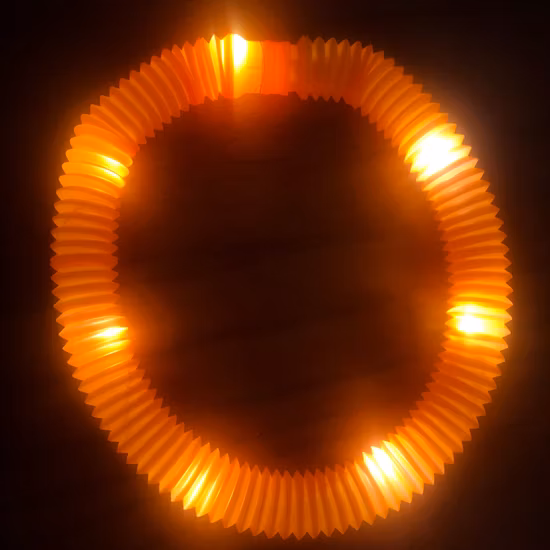 Children Toys LED Light up Pop Tube Fidget Sensory Toys Sets Magic Pop Tubes with Light