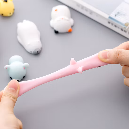 Animal Sensory Autism Fidget Toys Jumbo Cat Toys Squishy Mochi Promotional Cartoon Stress Relief Mochi Squishy